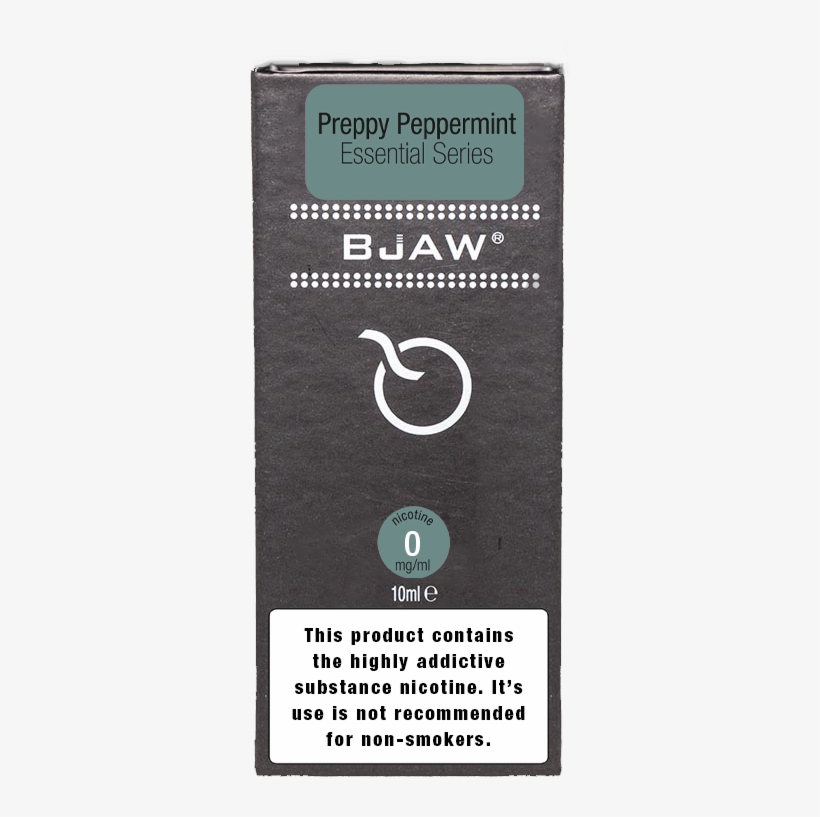 B Jaw E Liquid Product Preppy Peppermint 0mg, transparent png