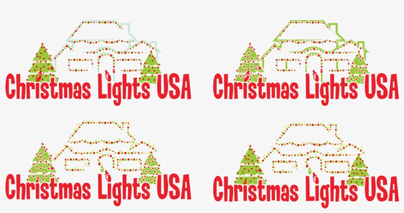 Logo Design By Roobydesigns For Christmas Lights Usa, transparent png
