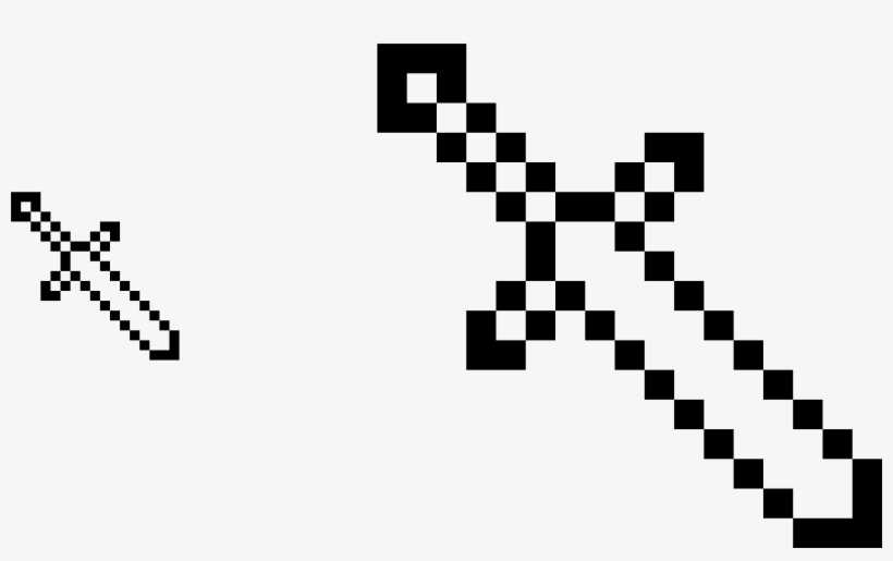 Pixel Sword X100, transparent png