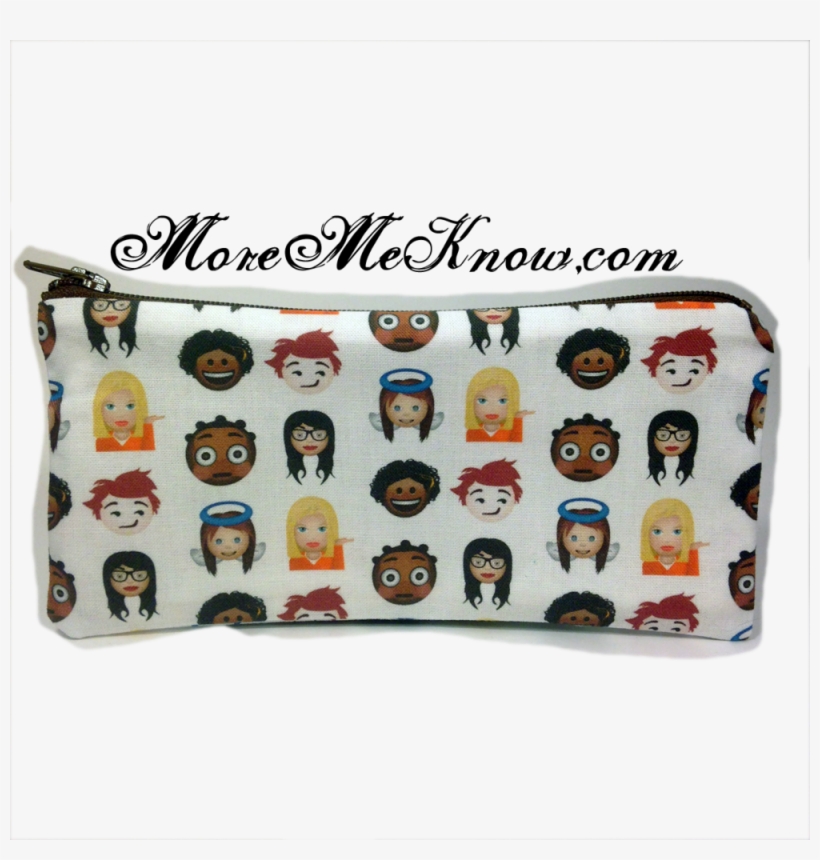 Orange Is The New Black Emoji Pencil/make Up Pouch, transparent png