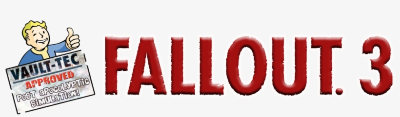 Fallout 3 With Custom Vault Boy Decal, transparent png