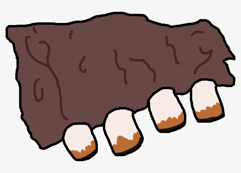 Ribs, transparent png