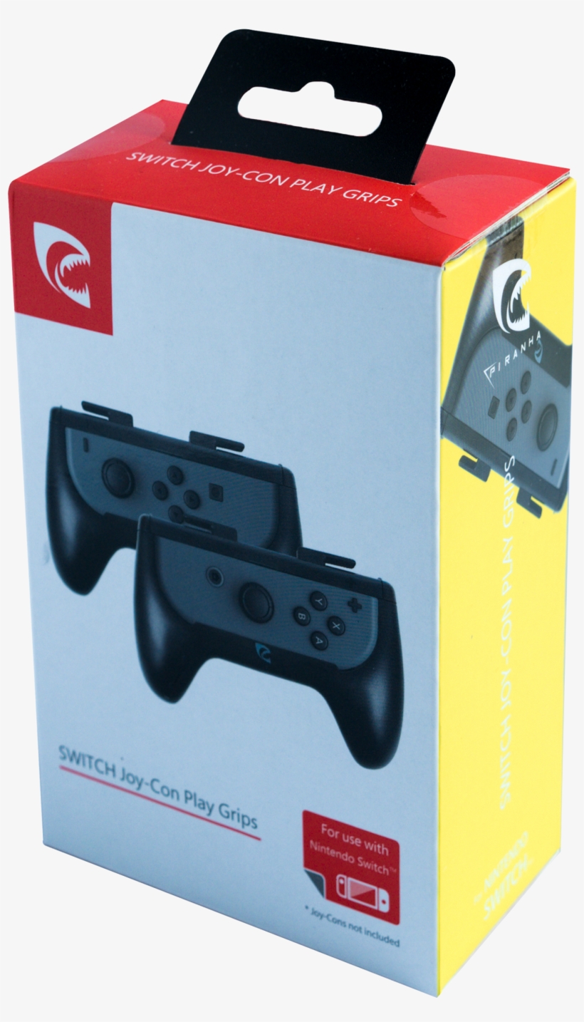 Piranha Switch Duo Grips, transparent png