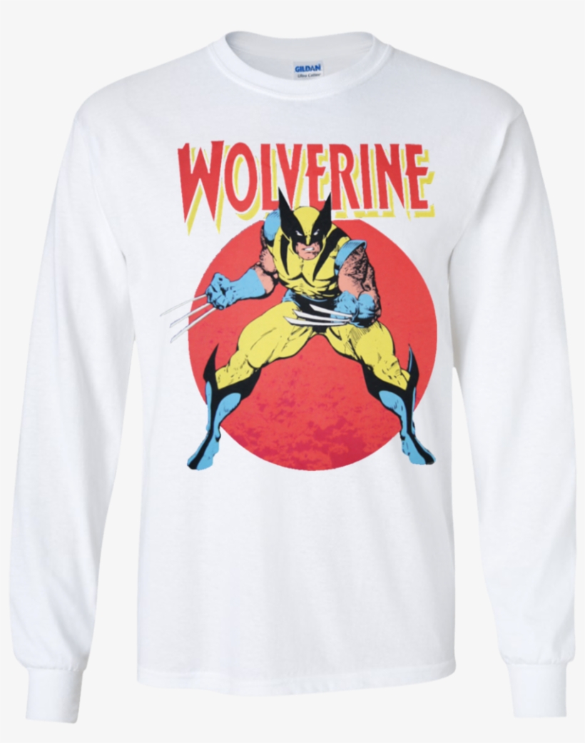 Wolverine Retro Comic Youth Ls T Shirt T Shirts, transparent png