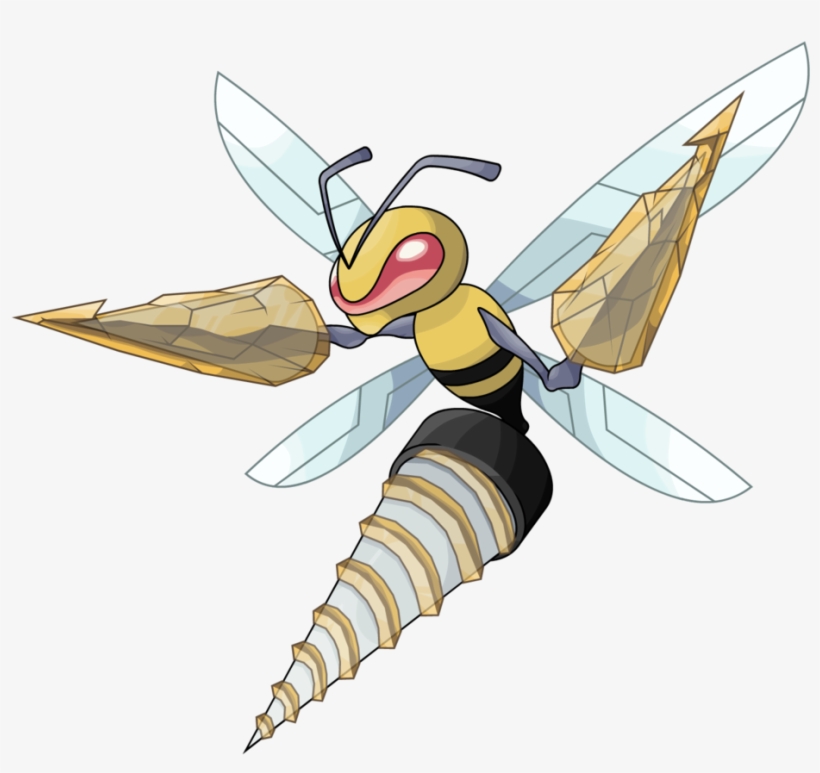 Crystal Beedrill By Cowctus-d980lyj, transparent png