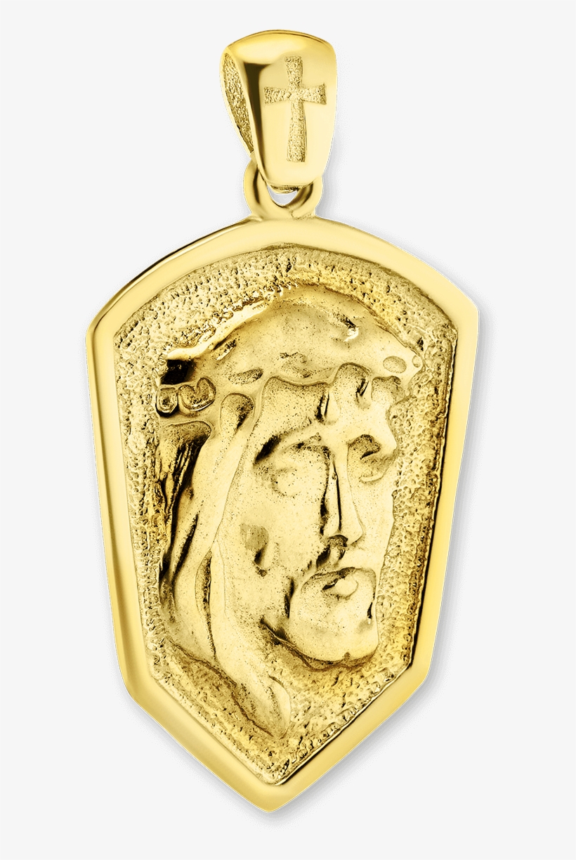 Sterling Silver Face Of Jesus Pendant, transparent png