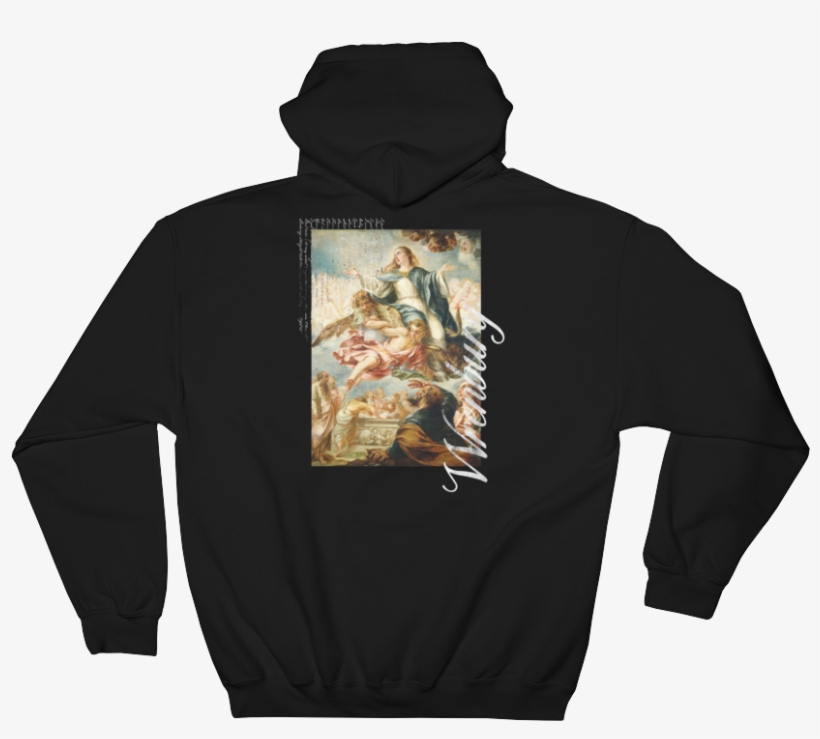 "collaboration," An Angel Hoodie, transparent png