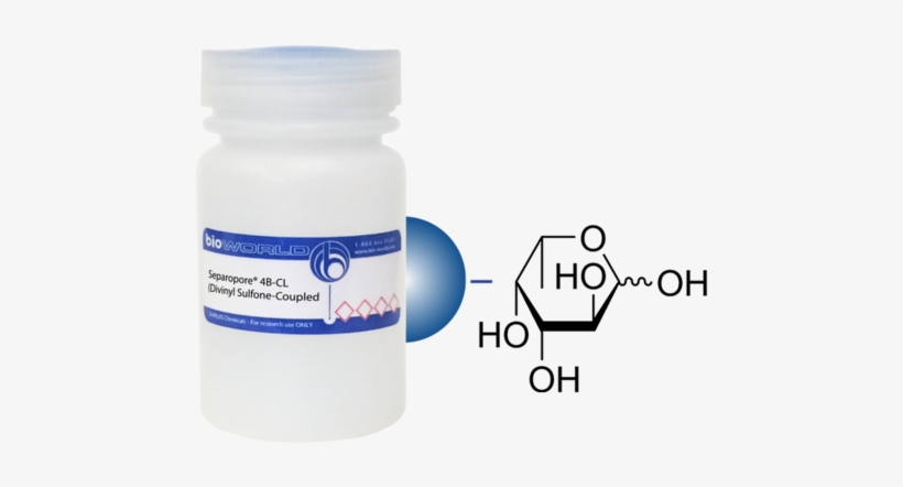 Fucose Separopore® 4b Cl, transparent png