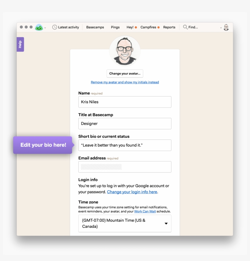 Add A Bio Or Current Status On The My Profile Page, transparent png