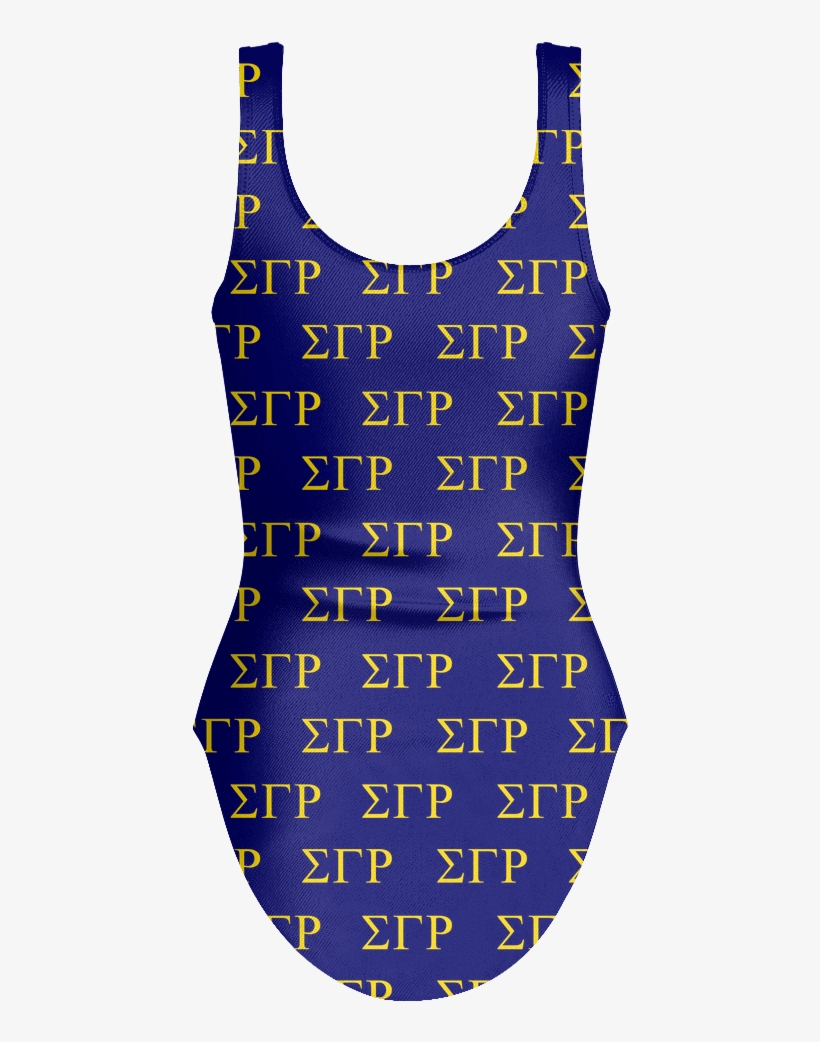 Sigma Gamma Rho Greek Logo Swimsuit, transparent png