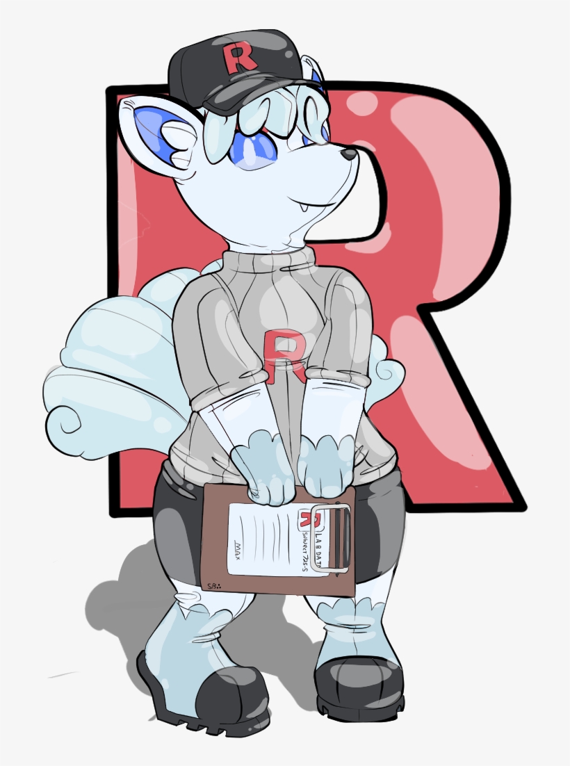 Rocket Secretary Vulpix, transparent png