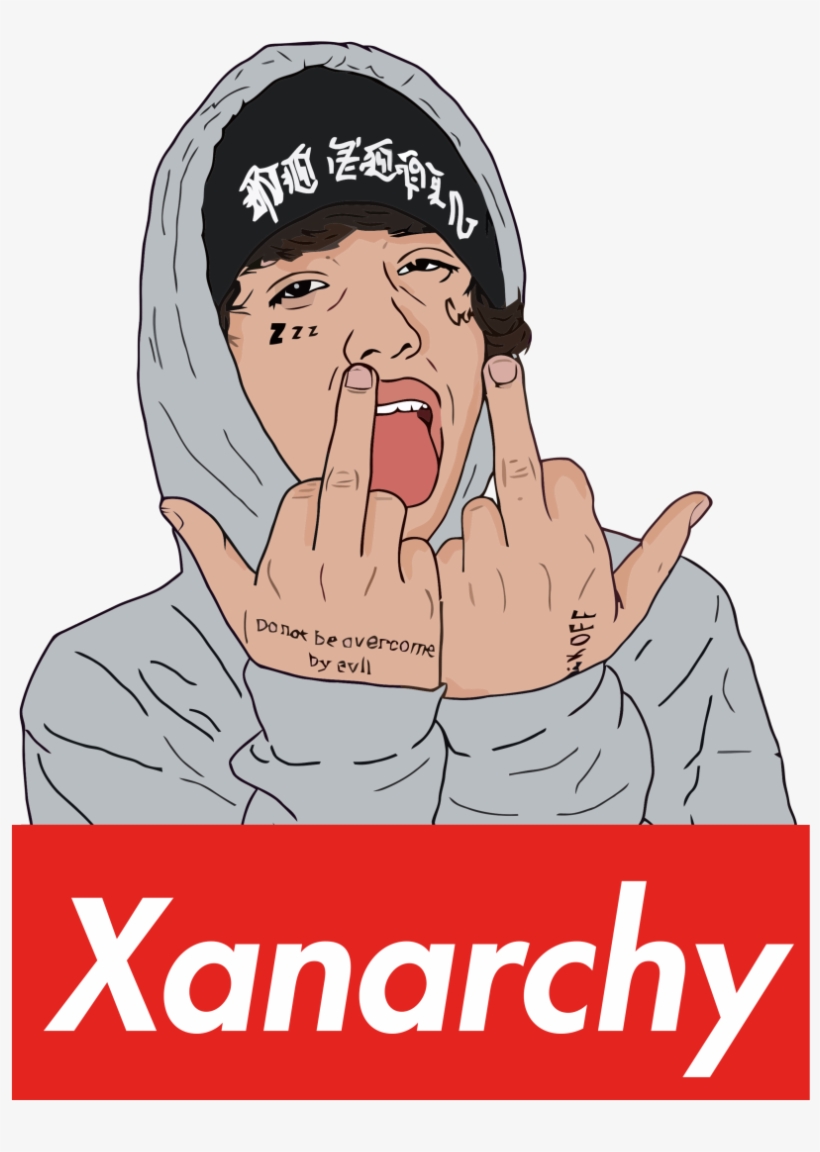 Lil Xan Xanarchy Men Shirt Nohype Artist Shop Png Lil, transparent png