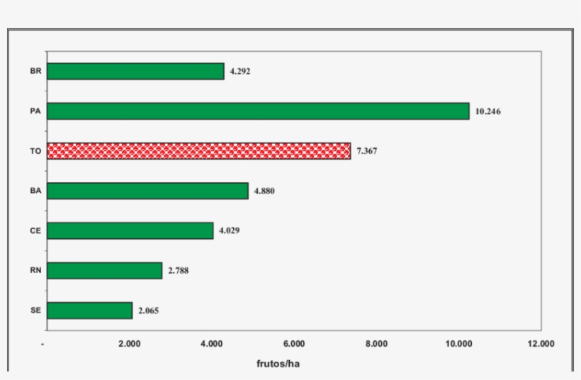 Produtividade Média Da Cultura Do Coqueiro, Em Estados, transparent png