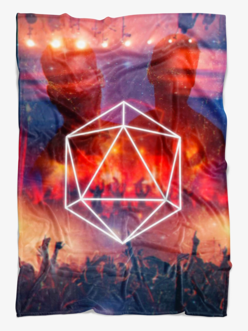 Odesza Icosahedron Fiery Music Fest Ultra Soft Plush, transparent png