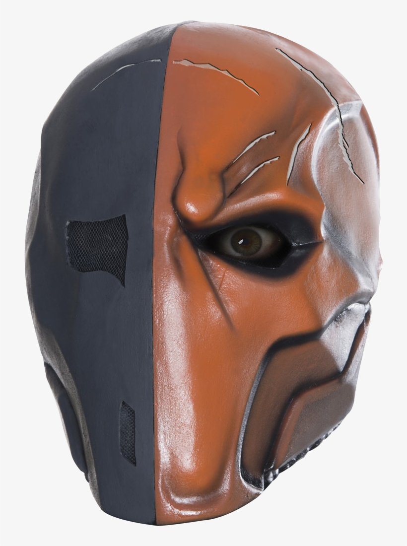 Arkham Deathstroke Deluxe Latex Mask - Deathstroke Mask Arkham Origins, transparent png