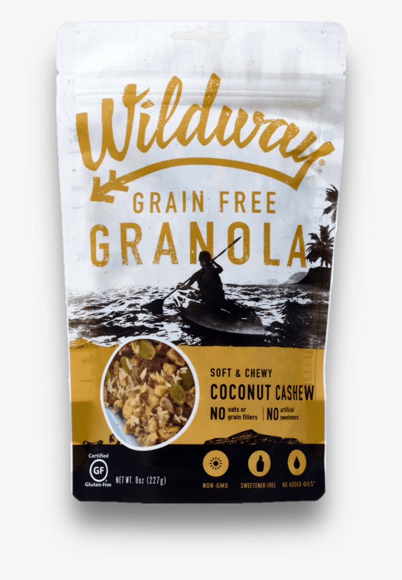 Coconut Cashew, 8oz - Wildway - Grain Free Granola Soft And Chewy Coconut, transparent png