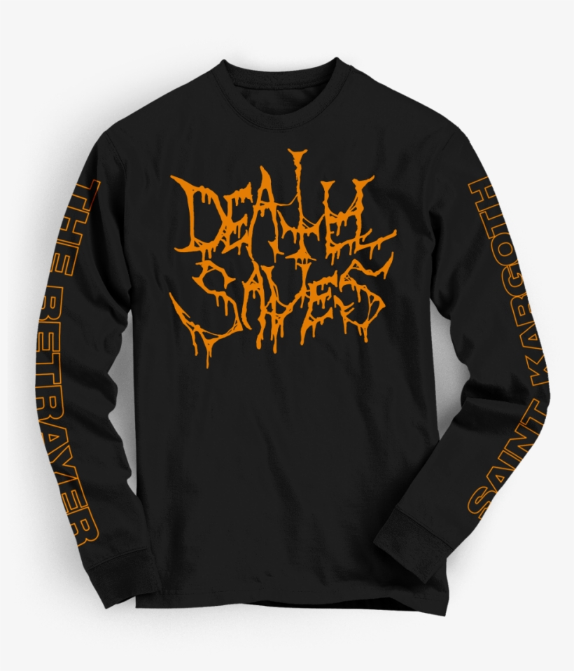 Deathknightbetrayer Orange 1front 1512x , Death Saves - Plain Black Full Sleeve T Shirt, transparent png