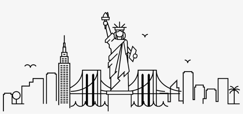 New York Illustration, transparent png