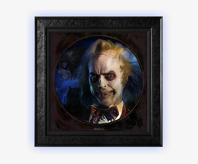 Beetlejuice / - It's Showtime! Canvas Print - Small By Vlad Rodriguez, transparent png