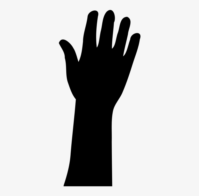 Free Clipart Raised Hand - Hand, transparent png