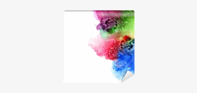 Abstract Hand Drawn Watercolor Background,vector Illustration, - Print Art Company 'pomegranite Collage Three' By Michael, transparent png