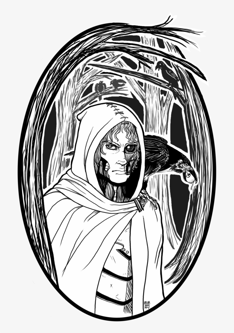 A Meal For The Ravens By Skull - Drawing, transparent png