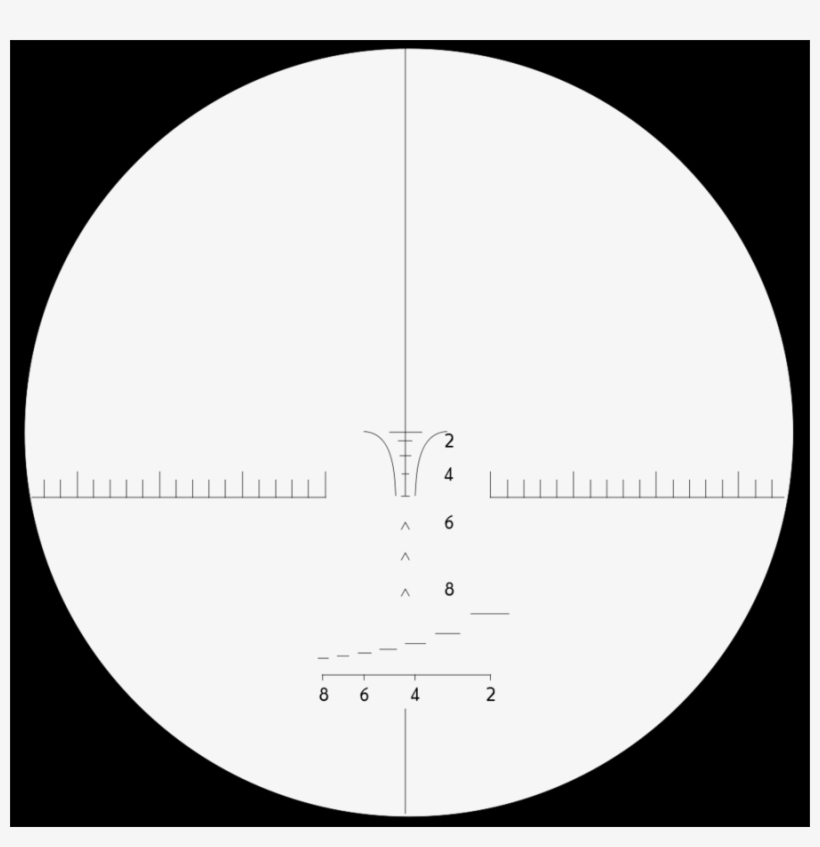 Free Png Scope Black And White Png Images Transparent - Nightforce Atacr H59 Reticle, transparent png
