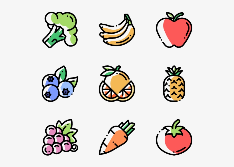 Fruits And Vegetables - Sport Equipment Clip Art Png, transparent png