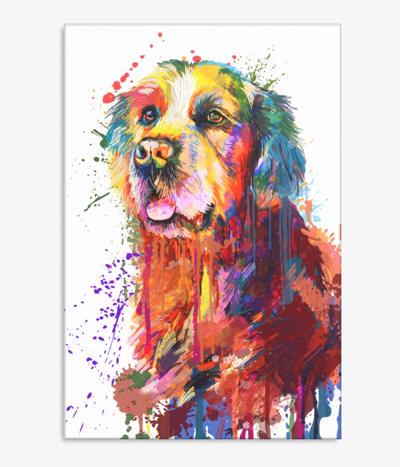 Golden Retriever Canvas Wrap 1303-3 - Cocker Spaniel, transparent png