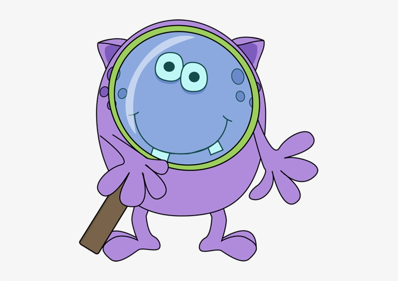 Free Clipart Magnifying Glass - Monster Body Parts Worksheet, transparent png