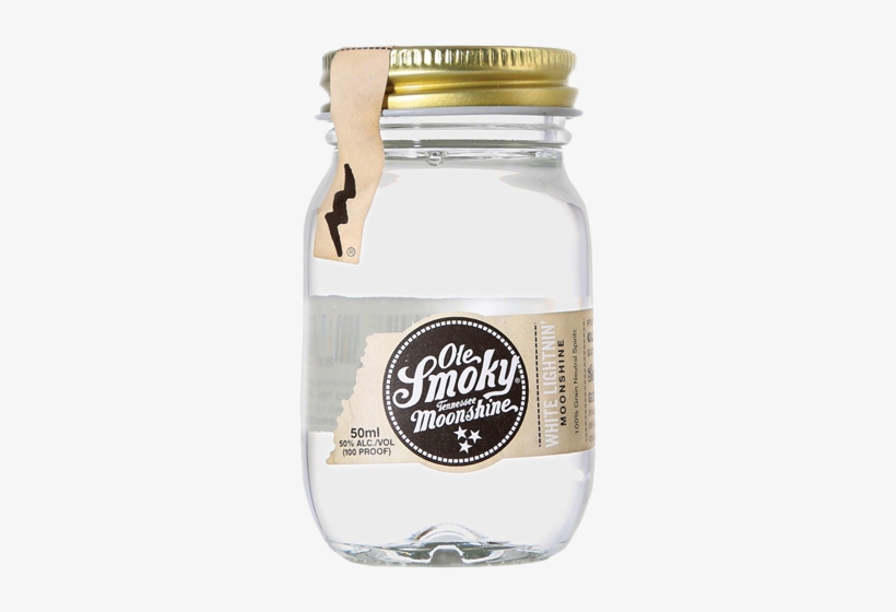 Ole Smoky White Lightnin' Moonshine 50ml - Ole Smoky Moonshine 50ml, transparent png