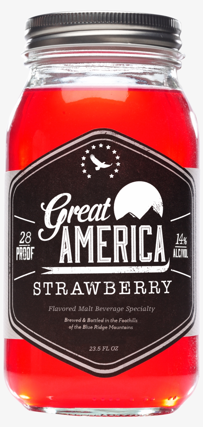 Juicy And Delightful, You'll Think This Jar Came Straight - Great America Malt Specialty, Strawberry - 23.5 Fl, transparent png