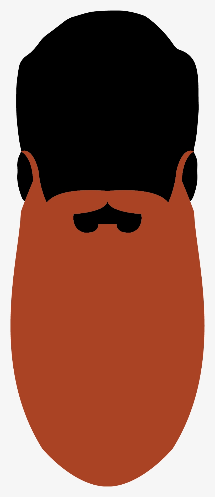Natural Full Beard - Beard, transparent png
