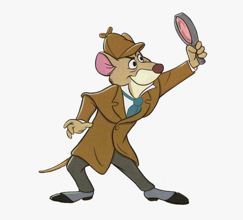 Detective Clip Art - Great Mouse Detective Clipart, transparent png