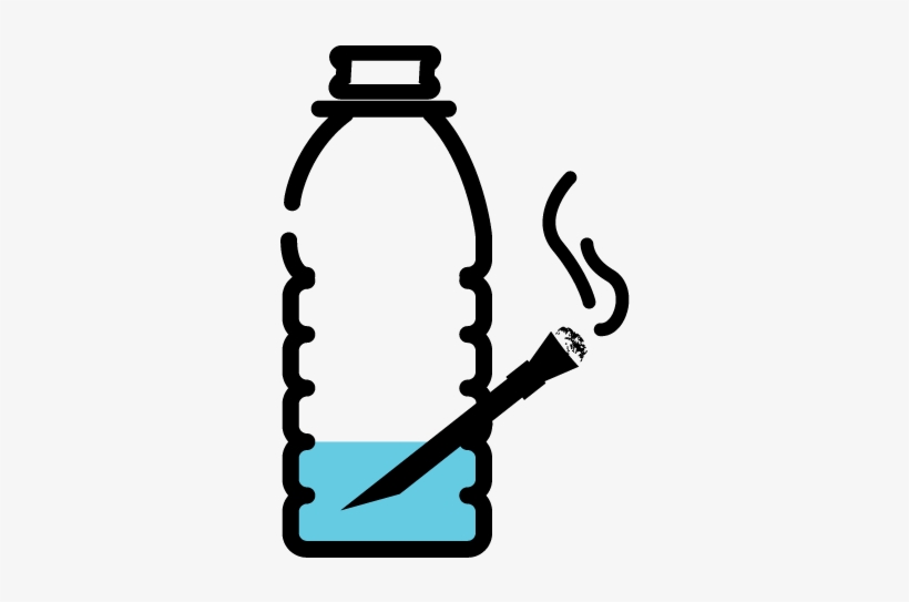 Graphic Image Of Kit Smoking - Bong, transparent png