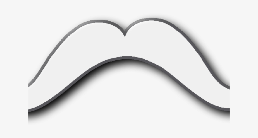 Clipart Mustache Curled - Clip Art, transparent png