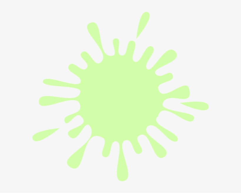 How To Set Use Ink Splash With Drops Light Green Clipart, transparent png