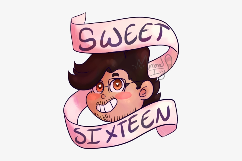 Sweet Sixteen Art - Sweet 16 Tumblr Png, transparent png