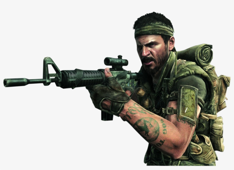 Call Of Duty Black Ops Png Image - Call Of Duty Player, transparent png