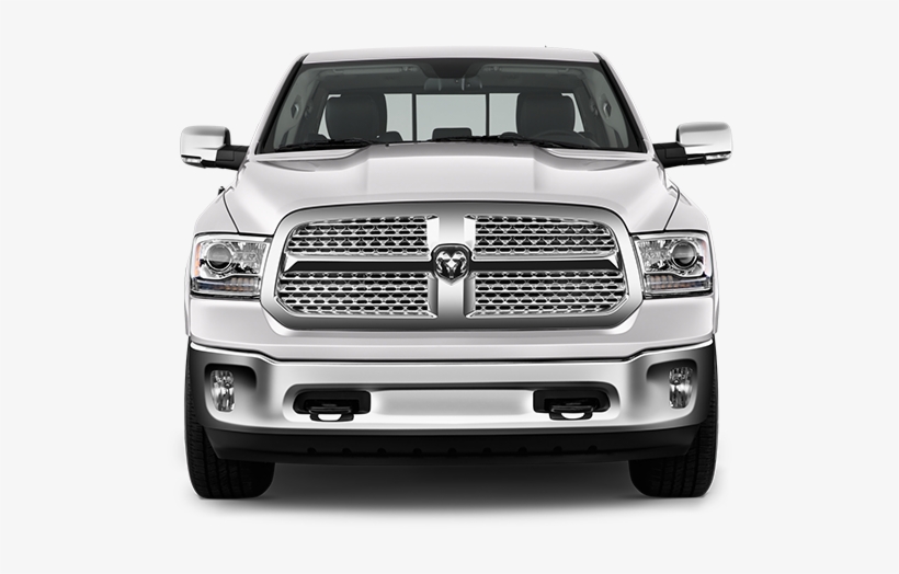 2016 Ram 1500 Laramie Exterior Front View Silver - White 2017 Dodge Ram Chrome Grill, transparent png