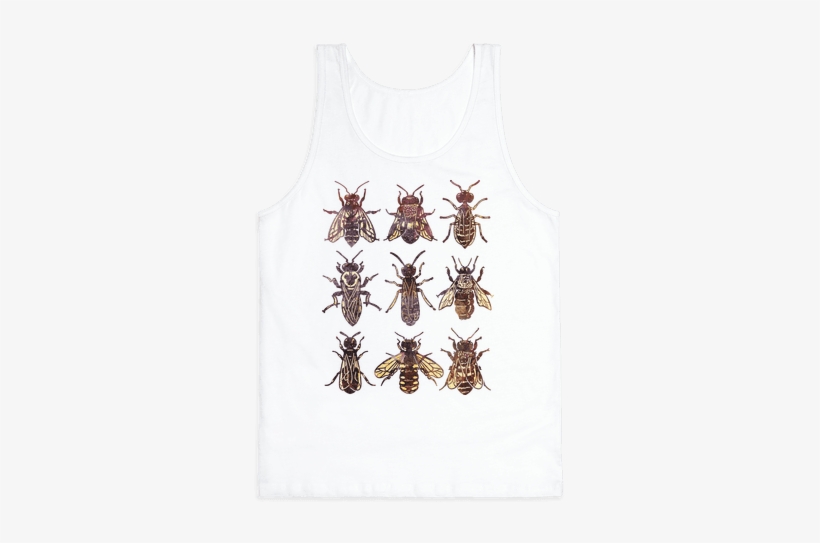 Bee Species Tank Top - T-shirt, transparent png