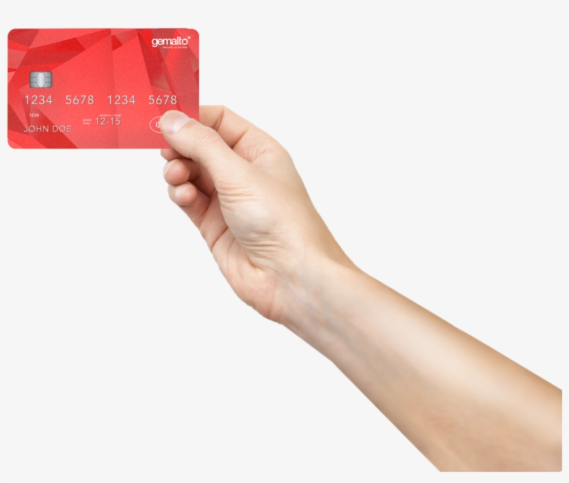 Reaching Hands Png Download - Hand And Card Png, transparent png