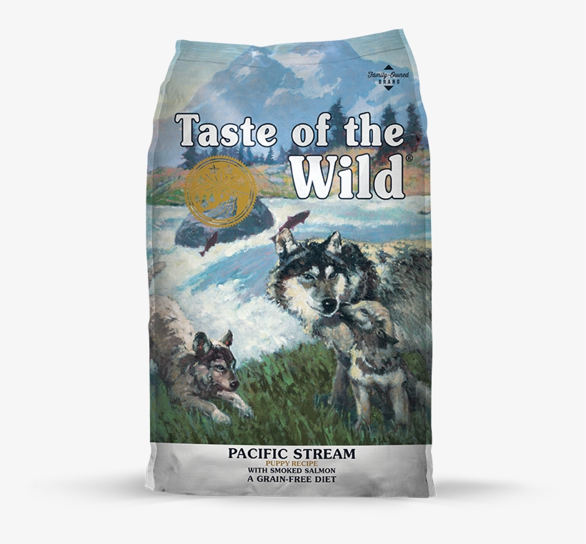 Pacific Stream Puppy Recipe With Smoked Salmon Package - Taste Of The Wild Pacific Stream Puppy Formula Grain, transparent png