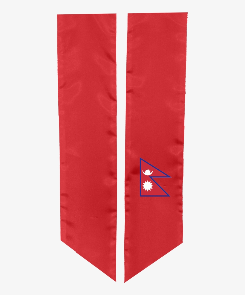 Study Abroad Sash For Nepal - Flag, transparent png