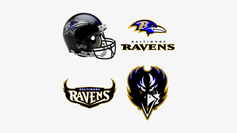 Baltimore Ravens - Baltimore Ravens Mini Replica Riddell Helmet, transparent png