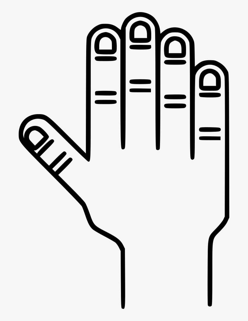 Touch Stop Svg Png - Icon, transparent png