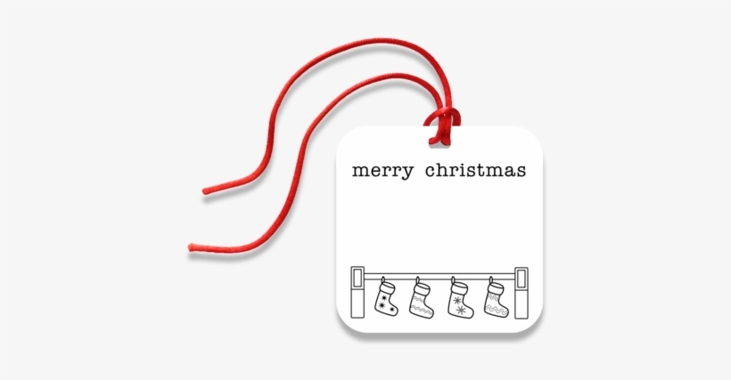 Christmas Gift Tag - Graphics, transparent png
