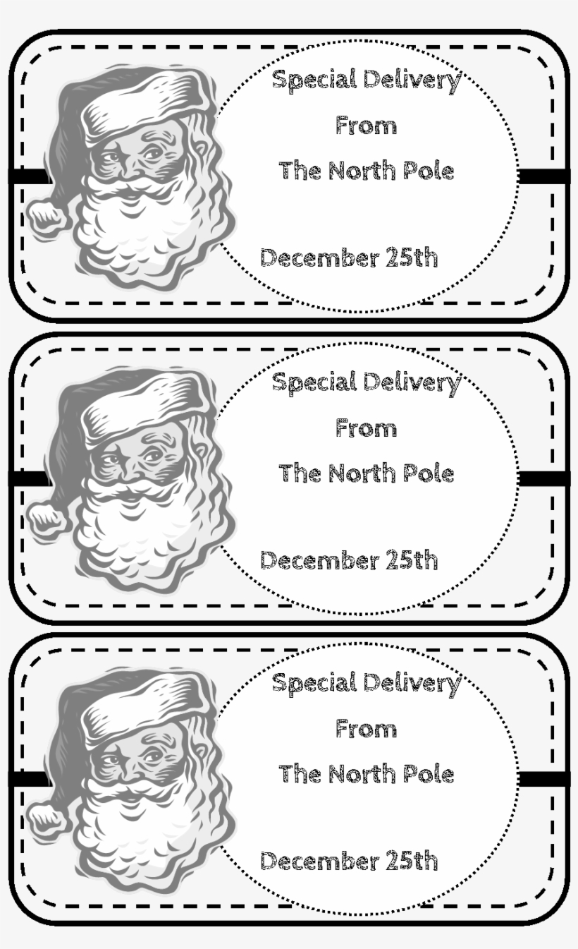 These Are Tags That You Can Use For Your Santa Claus - Santa Claus Oval Ornament, transparent png