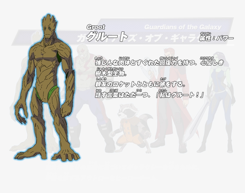 Groot Mdwta Chart - Marvel Disk Wars The Avengers Groot, transparent png