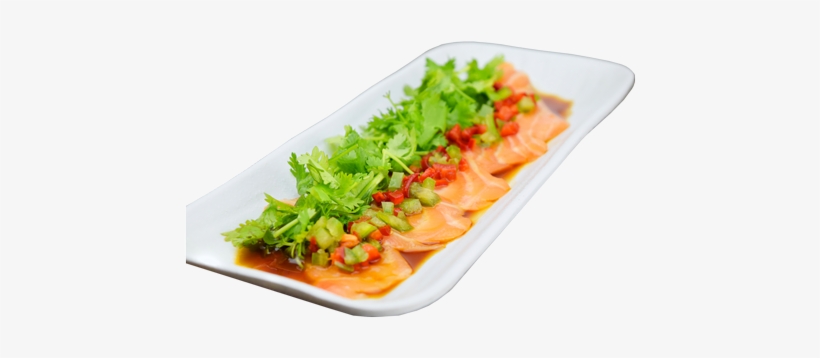 Salmon Cilantro Sashimi* - Salmon Cilantro Sashimi, transparent png